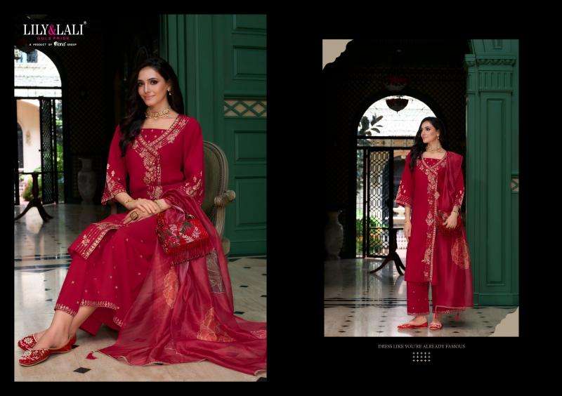 Lily & lali angrakhha Party wear kurtis wholesale
