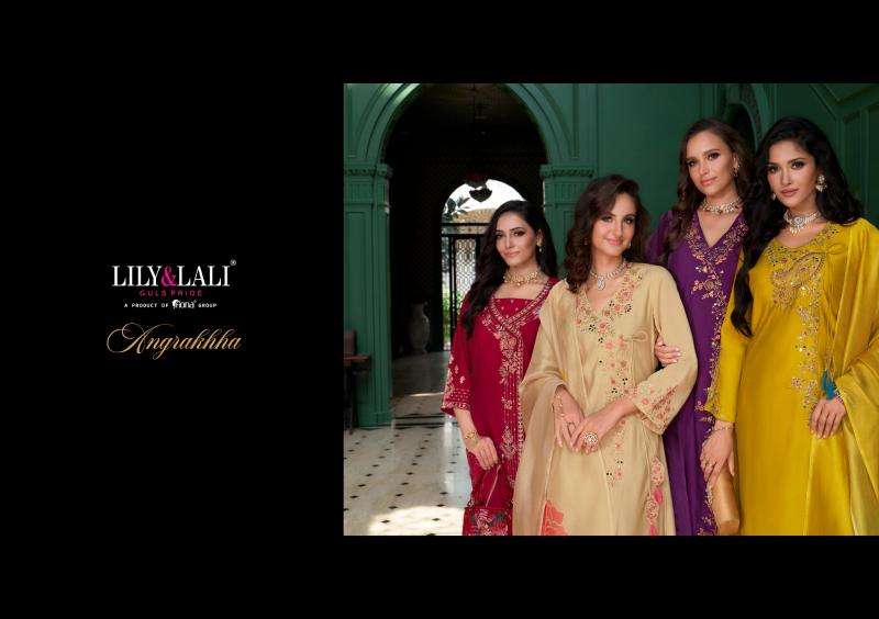 Lily & lali angrakhha Party wear kurtis wholesale