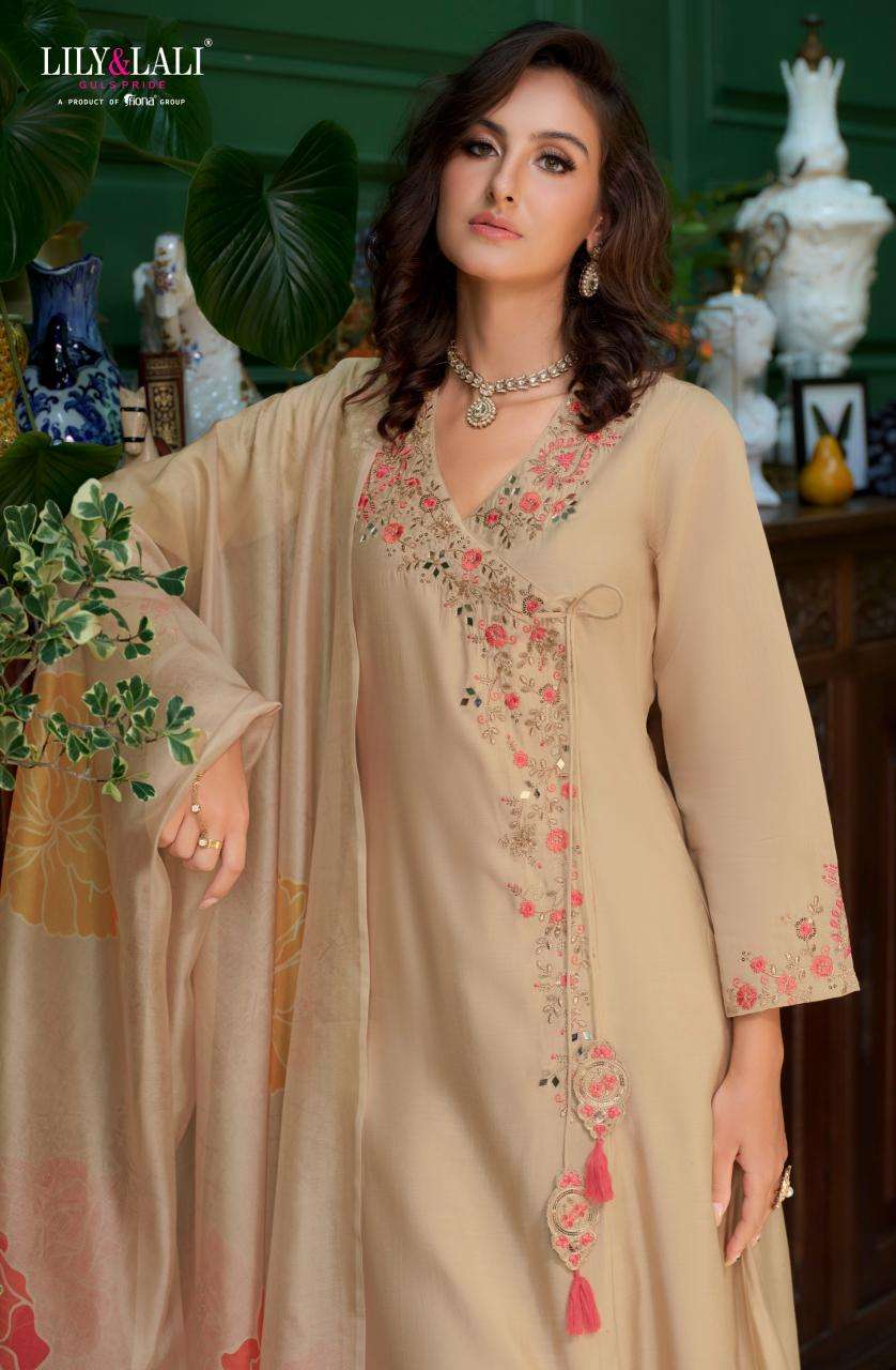 Lily & lali angrakhha Party wear kurtis wholesale