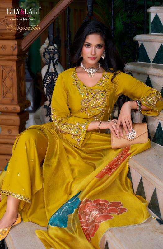 Lily & lali angrakhha Party wear kurtis wholesale