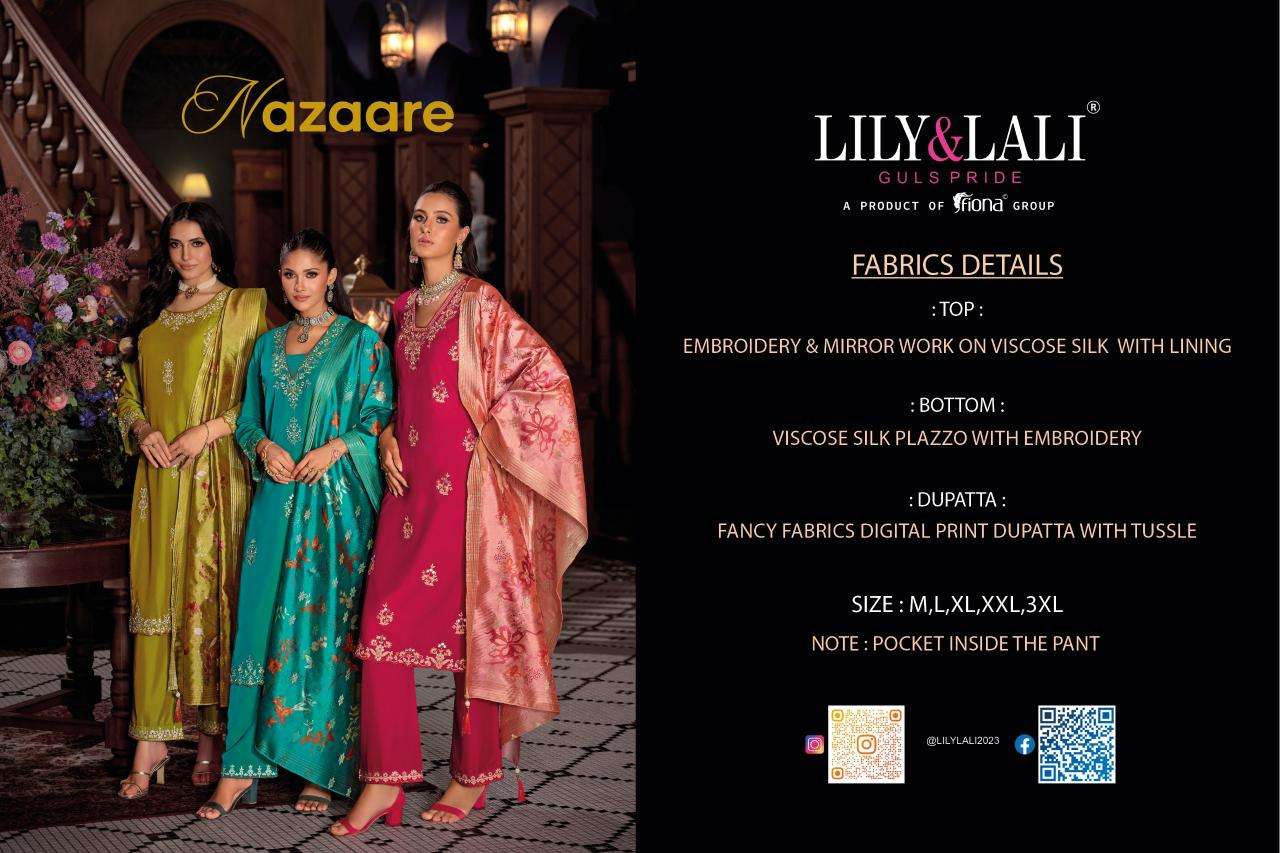 Lily & lali nazaare Summer kurti collection