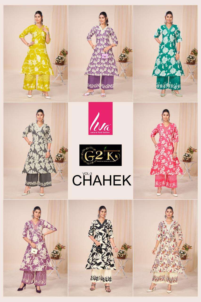 Liva G2K chahek vol 3 Kurti wholesale market