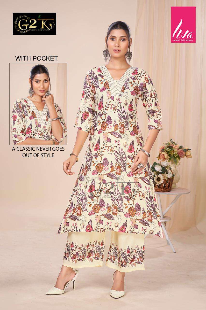 Liva G2K chahek vol 3 Kurti wholesale market