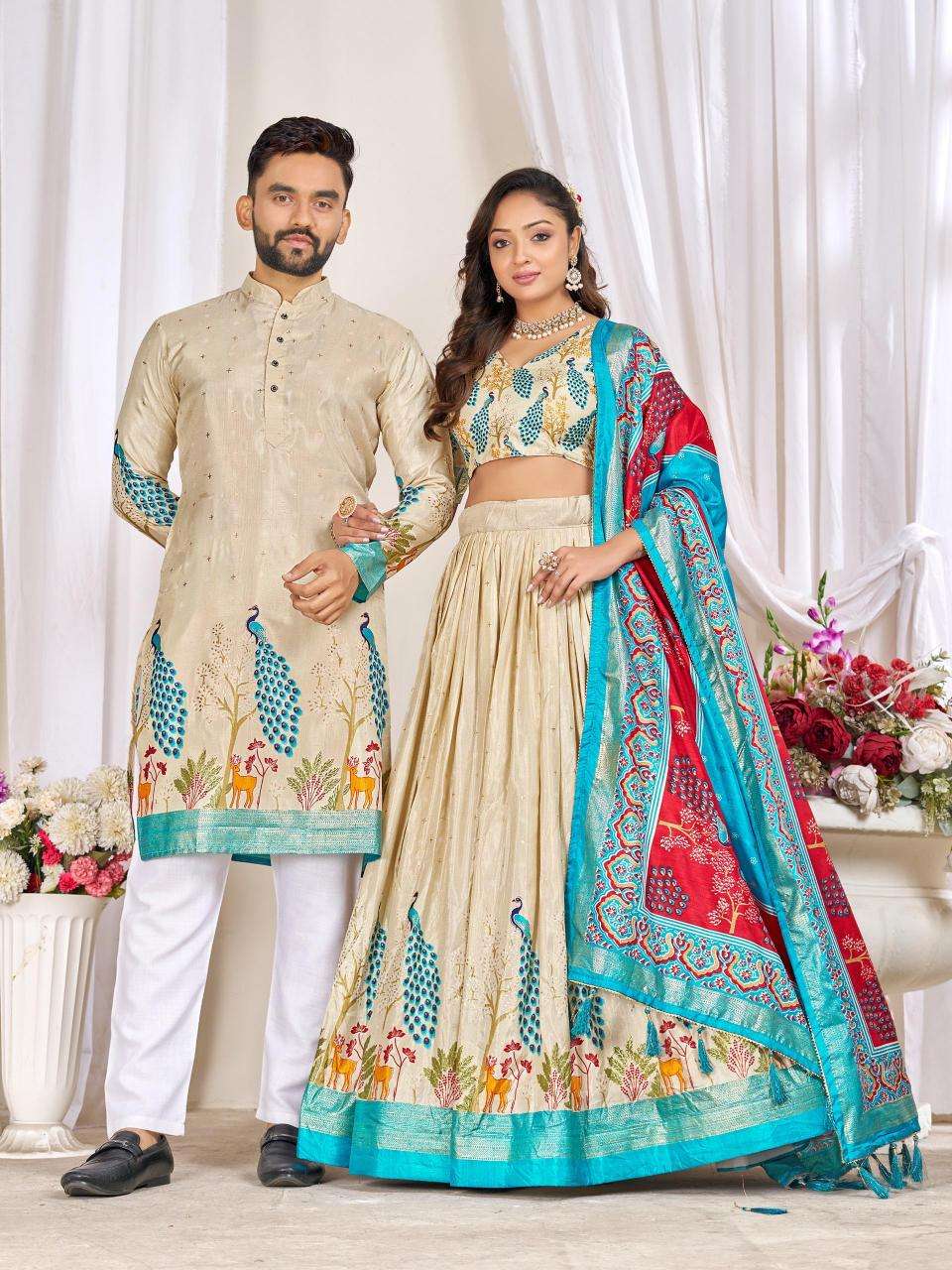 LOVE BIRDS Dola Silk Lehenga choli wholesale shops in India