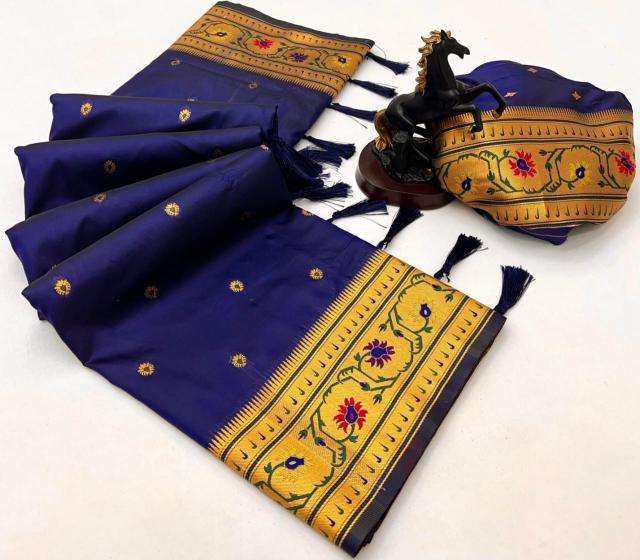 Maharashtrian paithani pure soft silk Saree online shopping in India