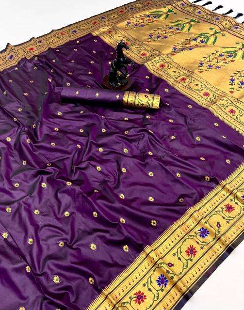 Maharashtrian paithani pure soft silk Saree online shopping in India