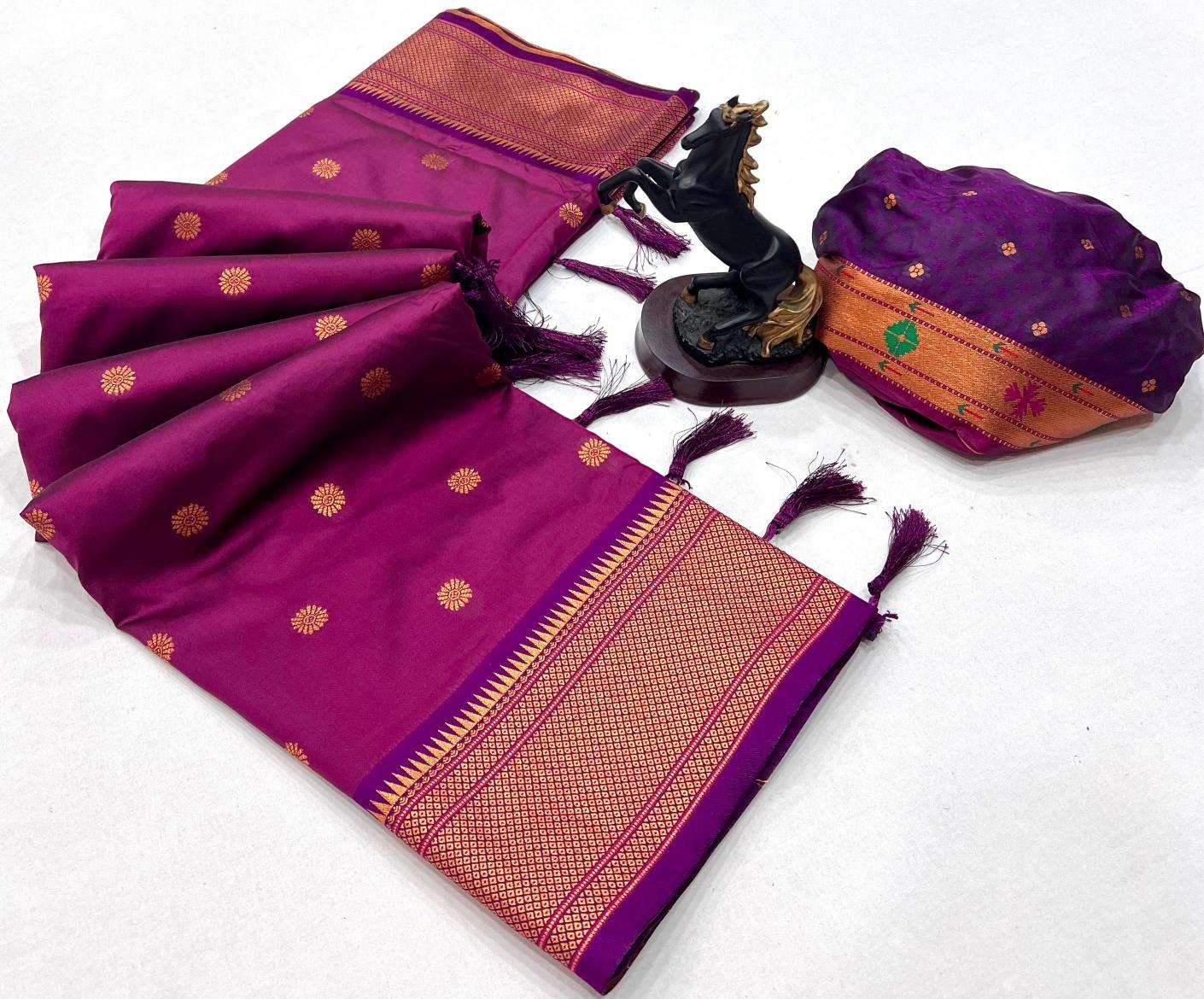 Malhar kalanjali narayanpeth Handloom sarees wholesale in India