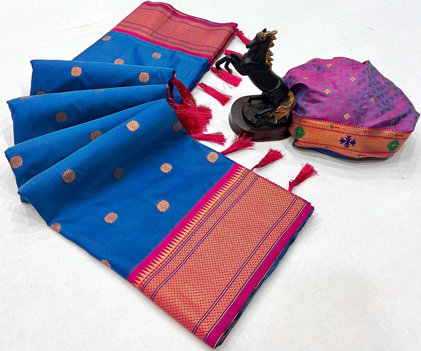Malhar kalanjali narayanpeth Handloom sarees wholesale in India