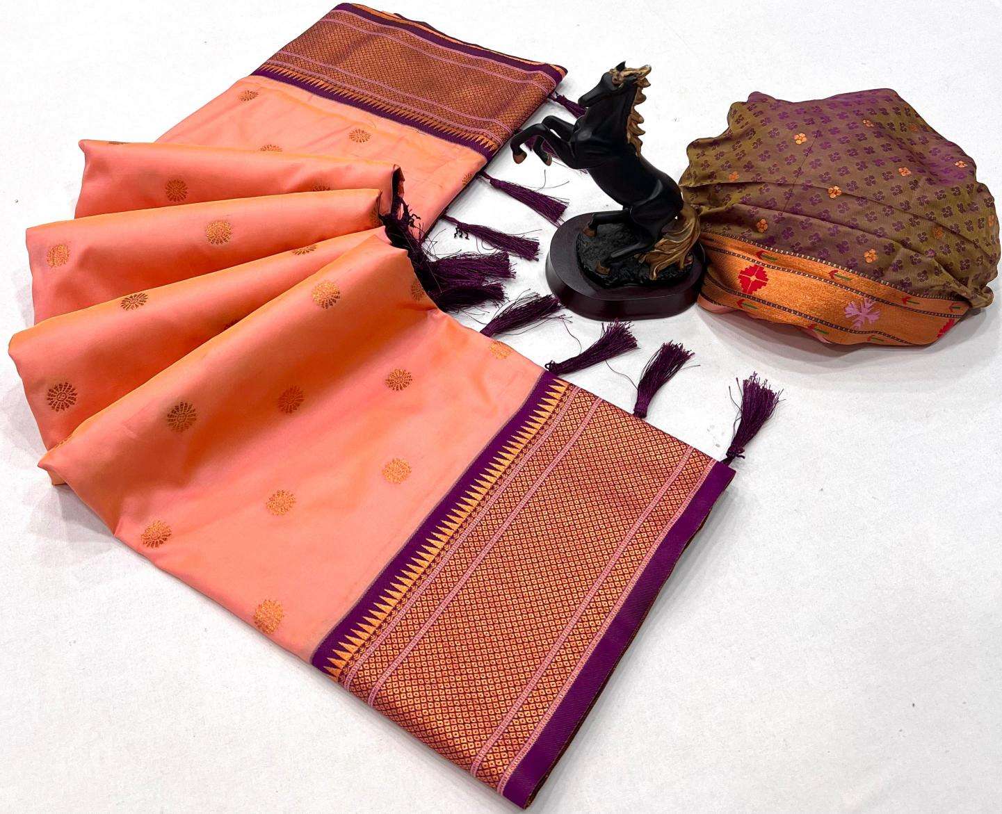 Malhar kalanjali narayanpeth Handloom sarees wholesale in India