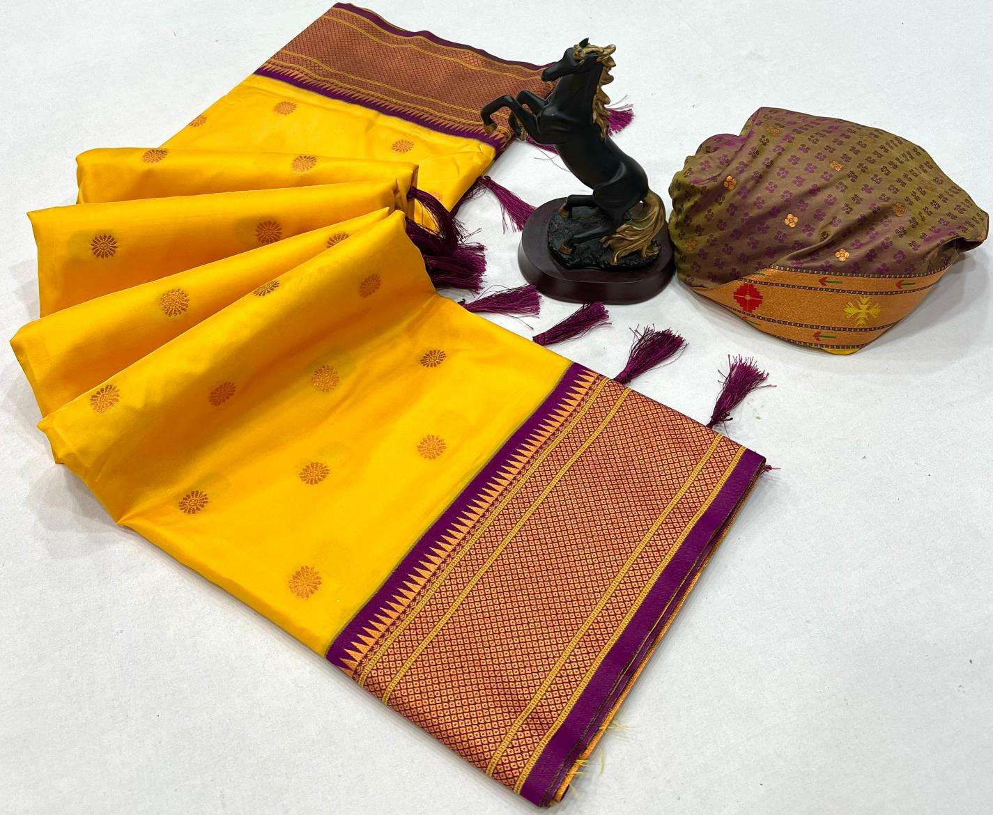 Malhar kalanjali narayanpeth Handloom sarees wholesale in India