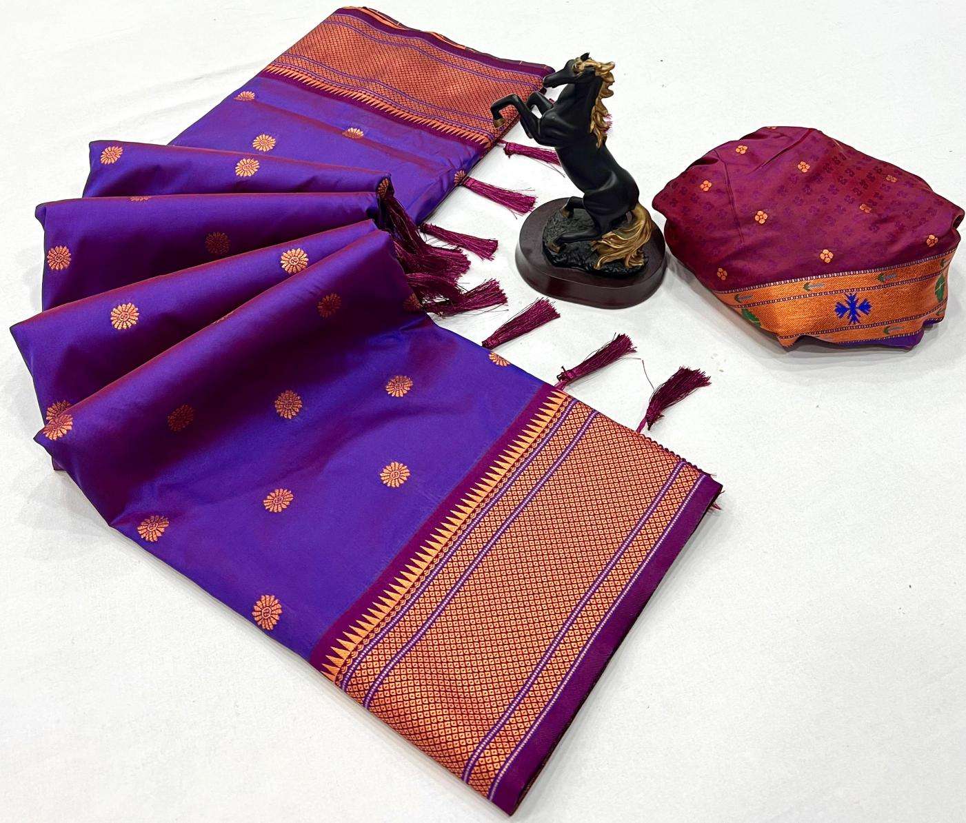 Malhar kalanjali narayanpeth Handloom sarees wholesale in India