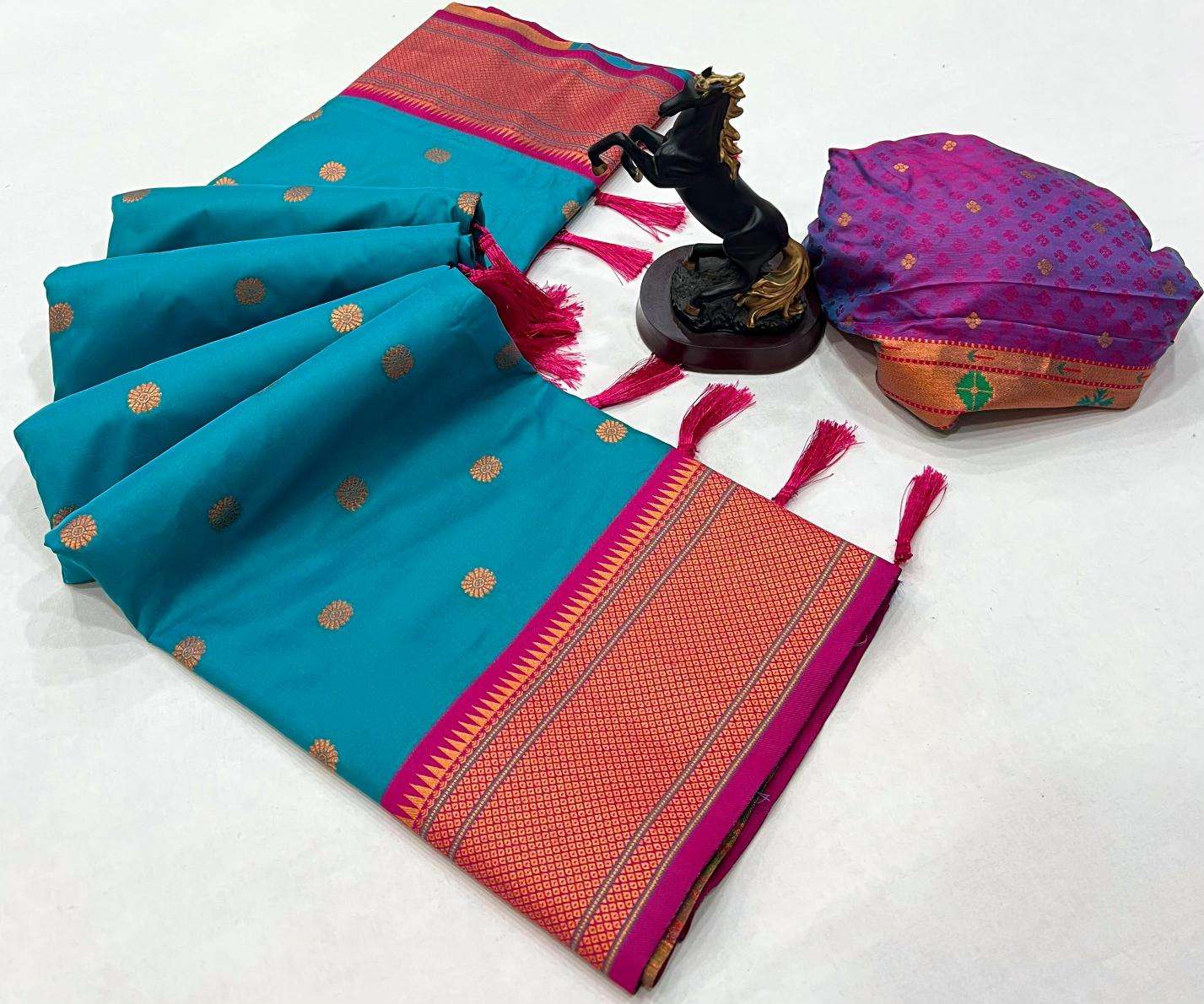 Malhar kalanjali narayanpeth Handloom sarees wholesale in India