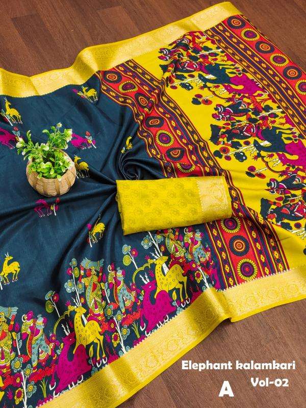 Malhar kavya-vol-15 Bulk saree suppliers in India