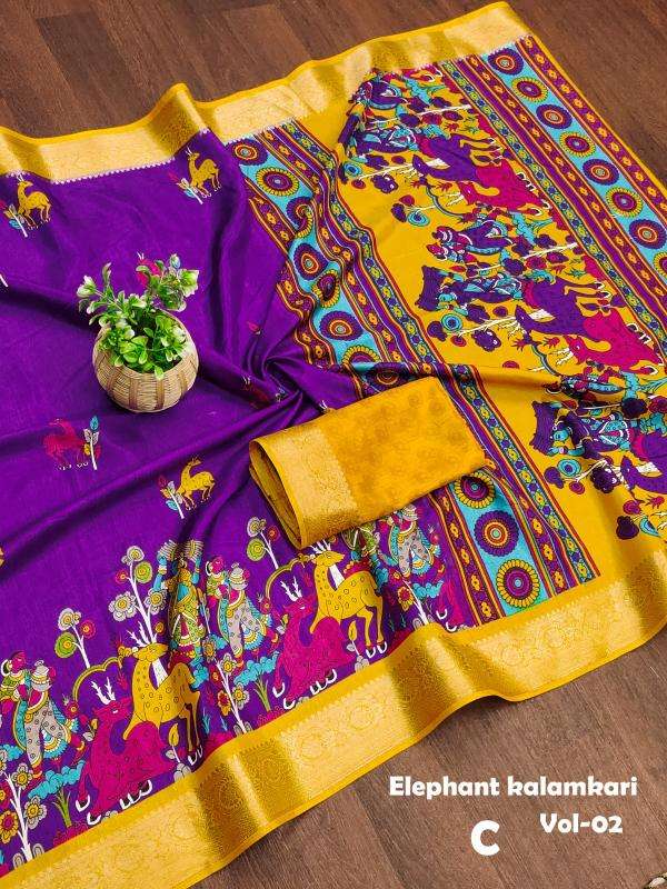 Malhar kavya-vol-15 Bulk saree suppliers in India