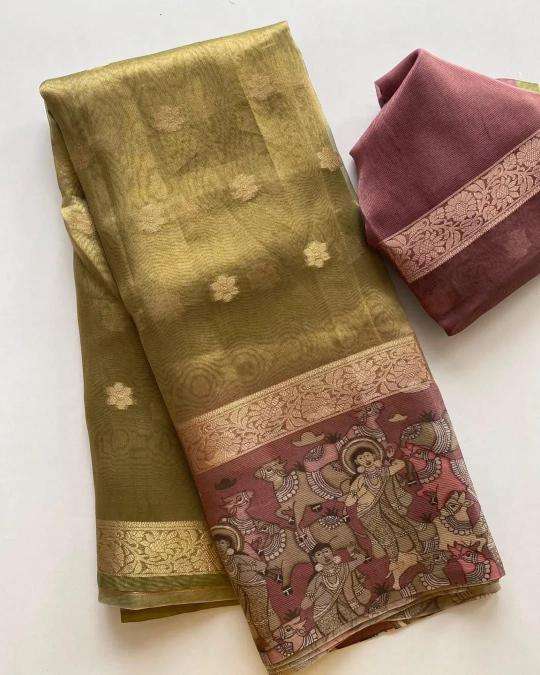 Mesmerising soft tissue silk Wholesale saree market in Ahmedabad