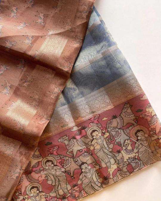 Mesmerising soft tissue silk Wholesale saree market in Ahmedabad