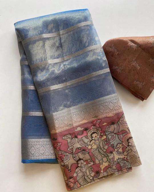 Mesmerising soft tissue silk Wholesale saree market in Ahmedabad