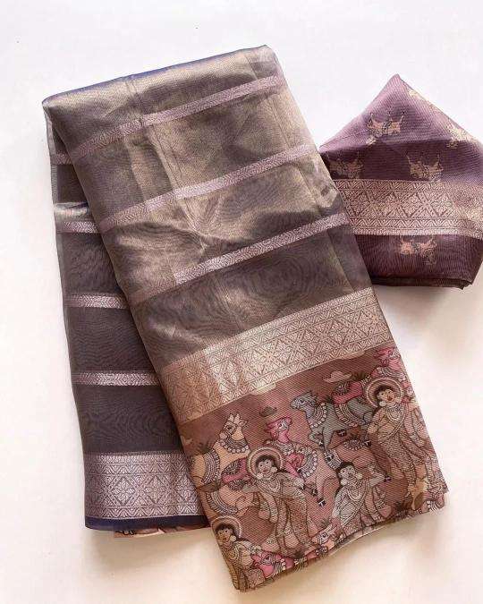 Mesmerising soft tissue silk Wholesale saree market in Ahmedabad