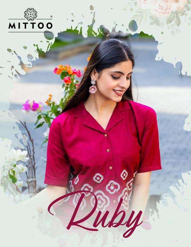 Mittoo ruby Kurti fashion trends in ahmedabad