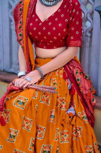 Mor Tussar Silk wholesale lehenga shop in bangalore
