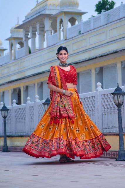 Mor Tussar Silk wholesale lehenga shop in bangalore