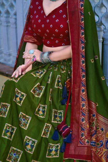 Mor Tussar Silk wholesale lehenga shop in bangalore