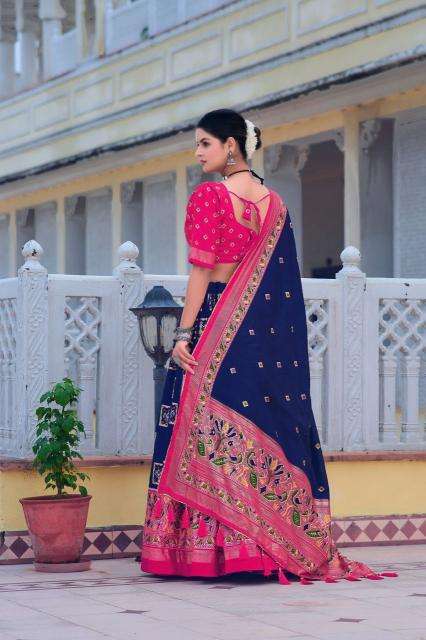 Mor Tussar Silk wholesale lehenga shop in bangalore