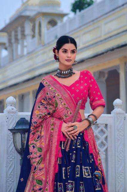 Mor Tussar Silk wholesale lehenga shop in bangalore