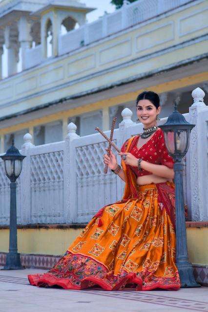 Mor Tussar Silk wholesale lehenga shop in bangalore