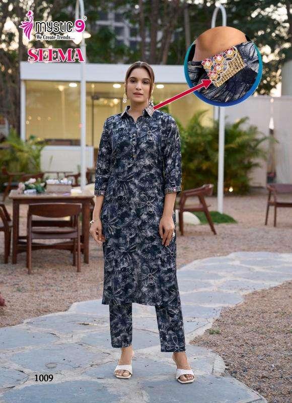 Mystic9 seema vol 1 Kurti wholesalers in Ahmedabad