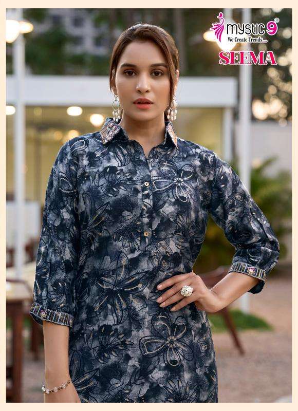 Mystic9 seema vol 1 Kurti wholesalers in Ahmedabad