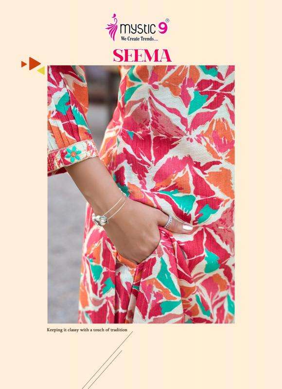 Mystic9 seema vol 1 Kurti wholesalers in Ahmedabad
