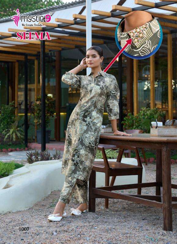 Mystic9 seema vol 1 Kurti wholesalers in Ahmedabad