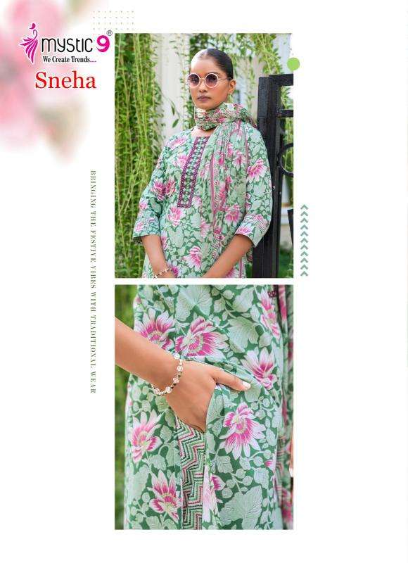 Mystic9 sneha vol 1 indian kurtis 2018