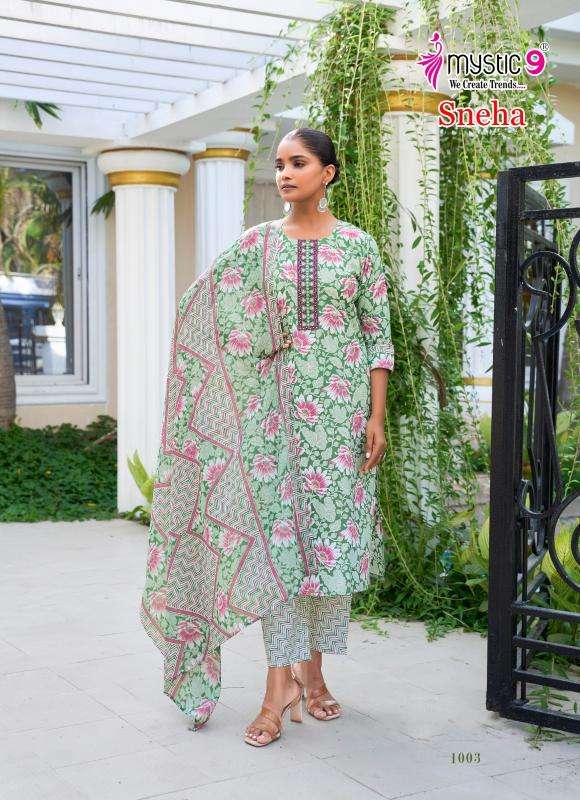 Mystic9 sneha vol 1 indian kurtis 2018