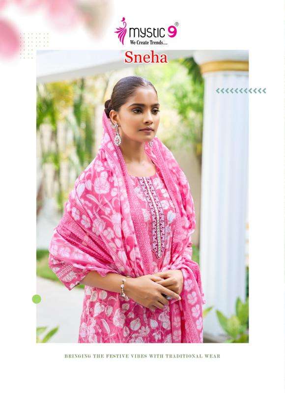Mystic9 sneha vol 1 indian kurtis 2018
