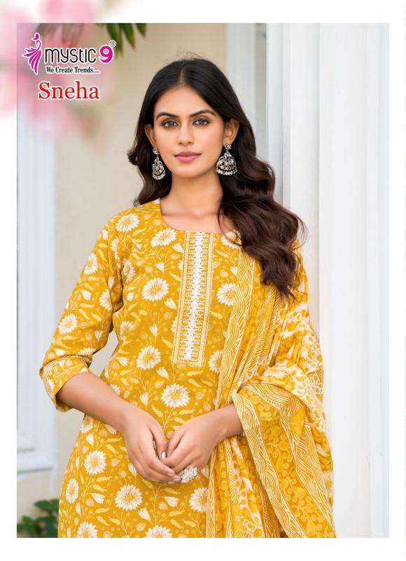 Mystic9 sneha vol 1 indian kurtis 2018