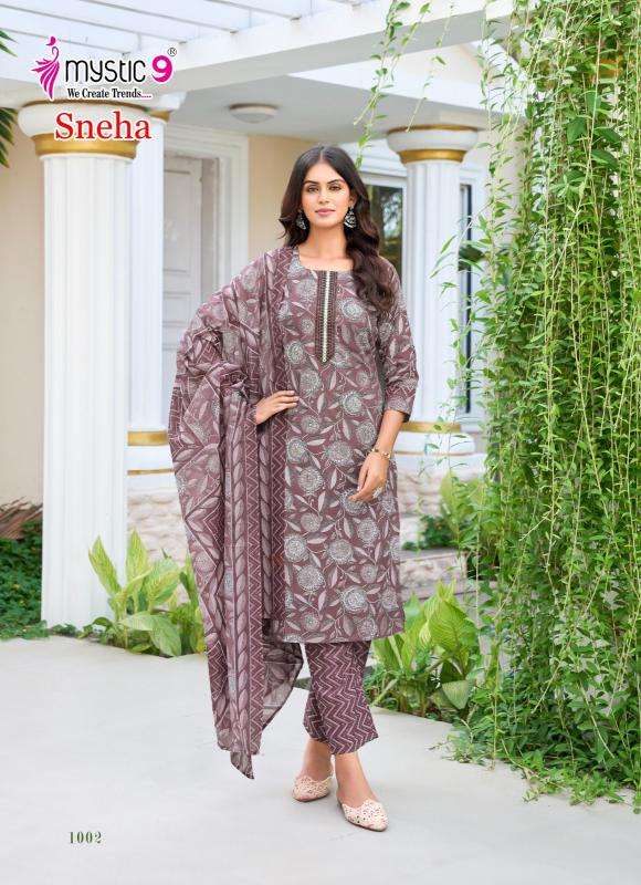 Mystic9 sneha vol 1 indian kurtis 2018