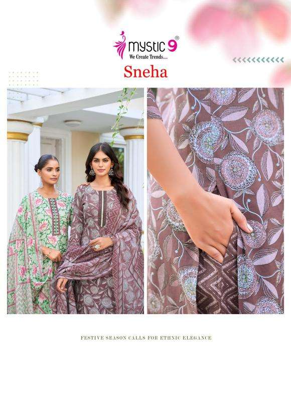 Mystic9 sneha vol 1 indian kurtis 2018