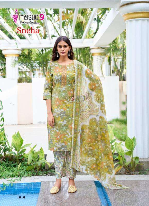 Mystic9 sneha vol 1 indian kurtis 2018