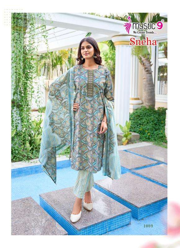 Mystic9 sneha vol 1 indian kurtis 2018