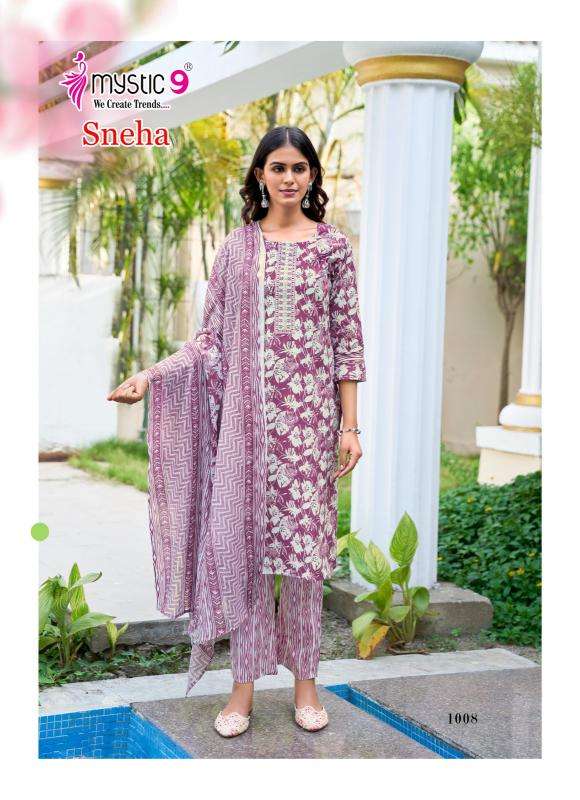 Mystic9 sneha vol 1 indian kurtis 2018