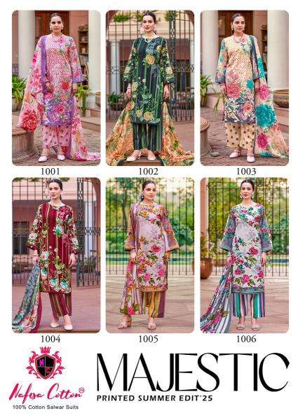 Nafisa majestic Online wholesale dress materials shopping