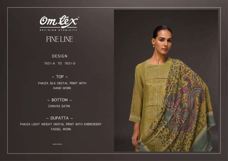 Omtex fineline Wholesale dress materials suppliers