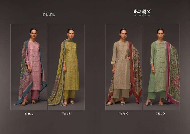 Omtex fineline Wholesale dress materials suppliers