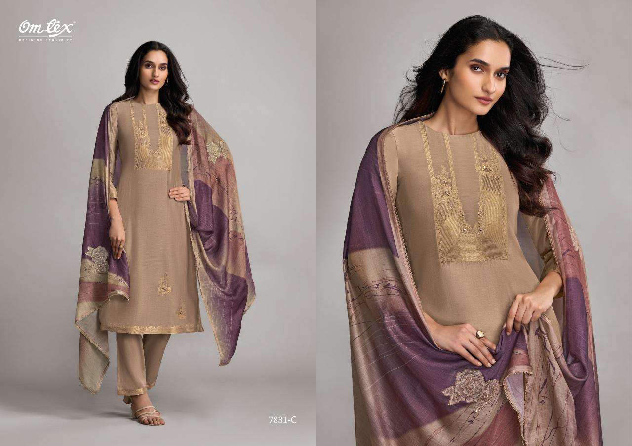 Omtex nazakat nova Dress material manufacturers in Gujarat