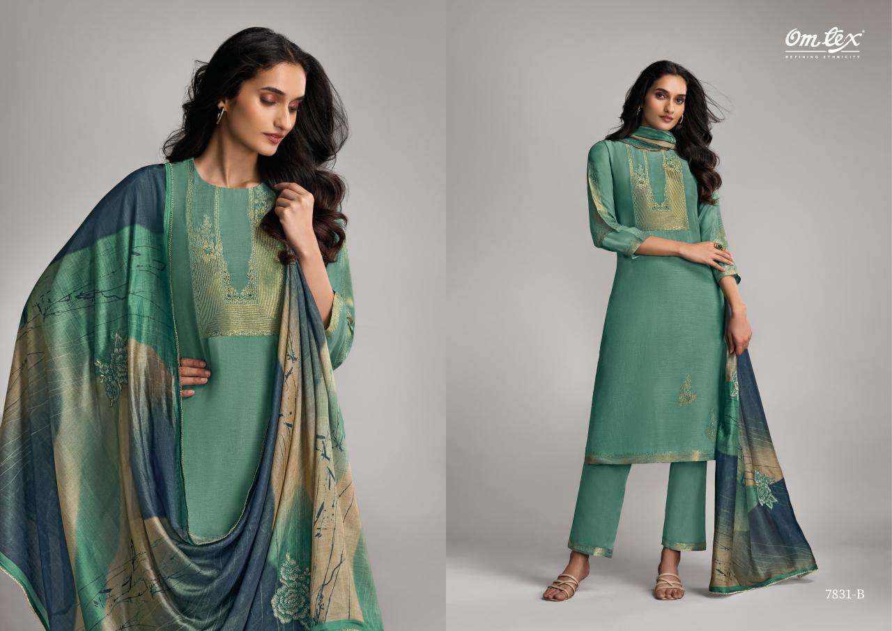 Omtex nazakat nova Dress material manufacturers in Gujarat