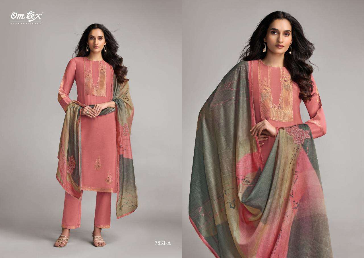 Omtex nazakat nova Dress material manufacturers in Gujarat