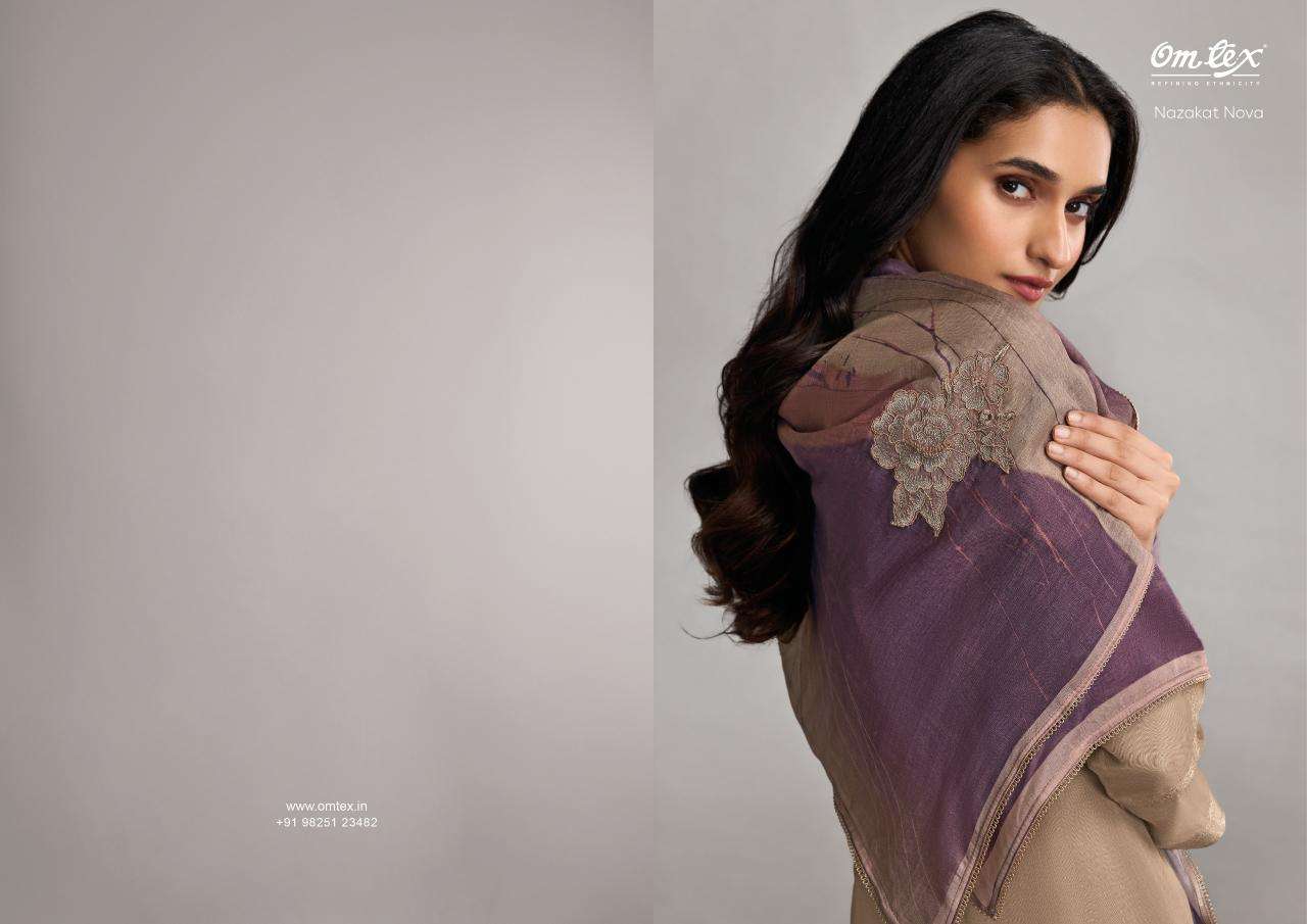 Omtex nazakat nova Dress material manufacturers in Gujarat