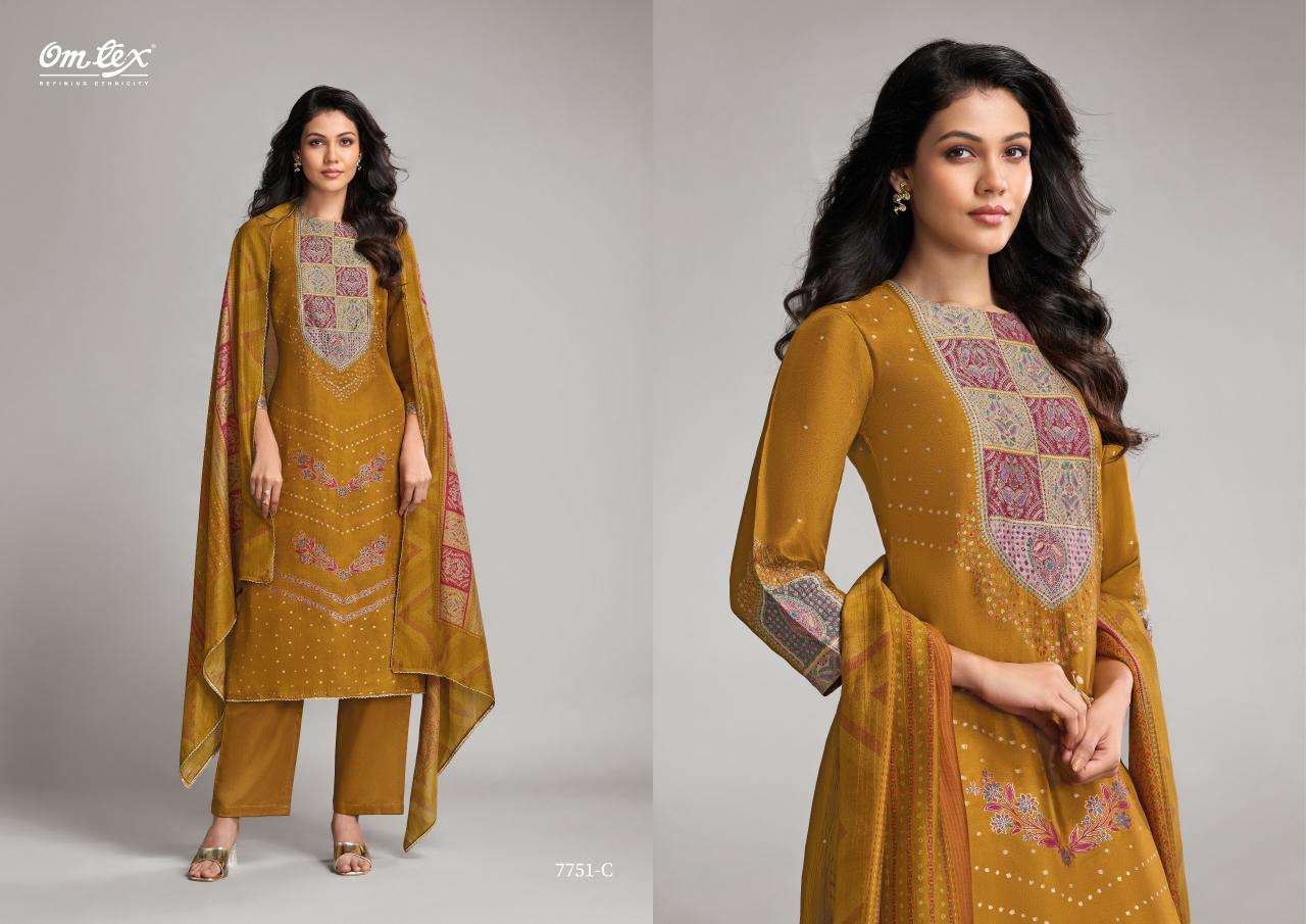 Omtex pehnawa  Wholesale dress material online shopping